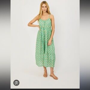 Siesta Dress - Teal Coral